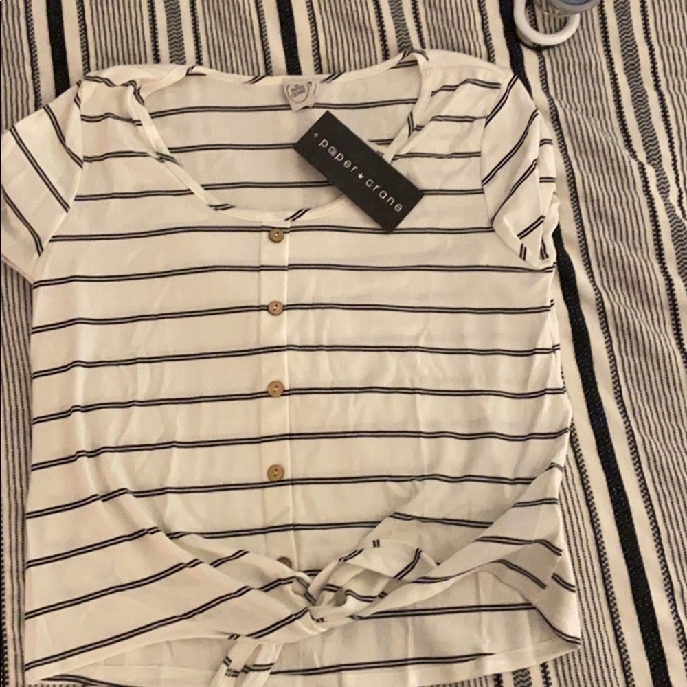 Paper Crane tie top